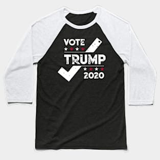 Trump 2020 Presidential Election Baseball T-Shirt